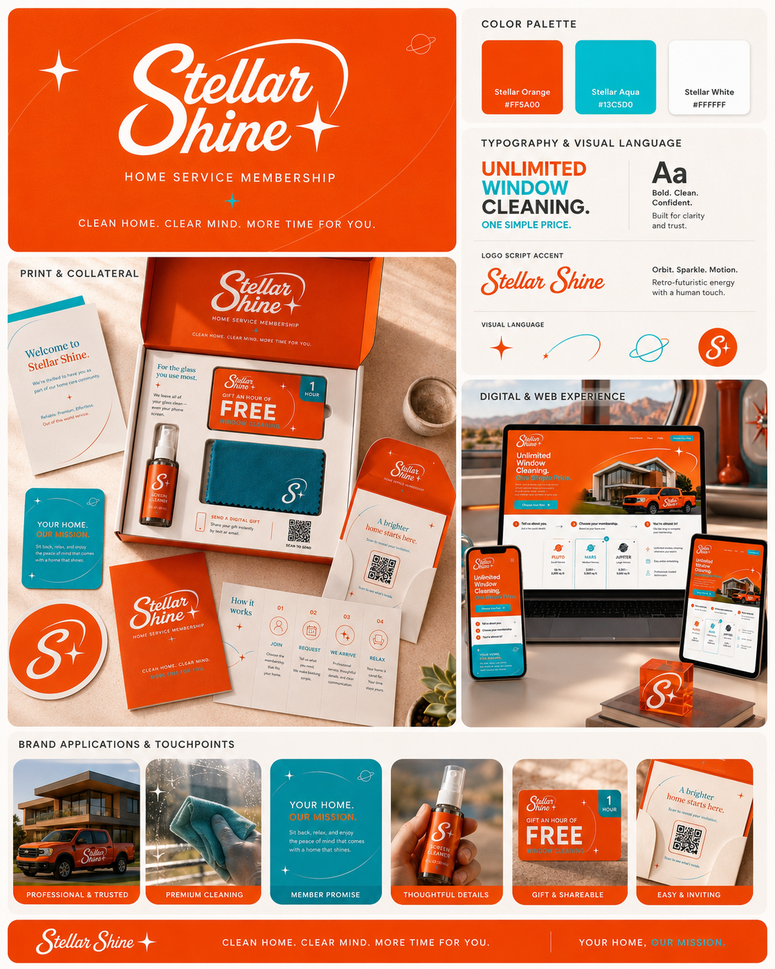 Stellar Shine identity system board